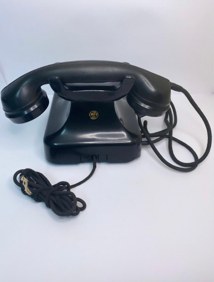ANTİKA/RETRO SİYAH EV TELEFONU RFT